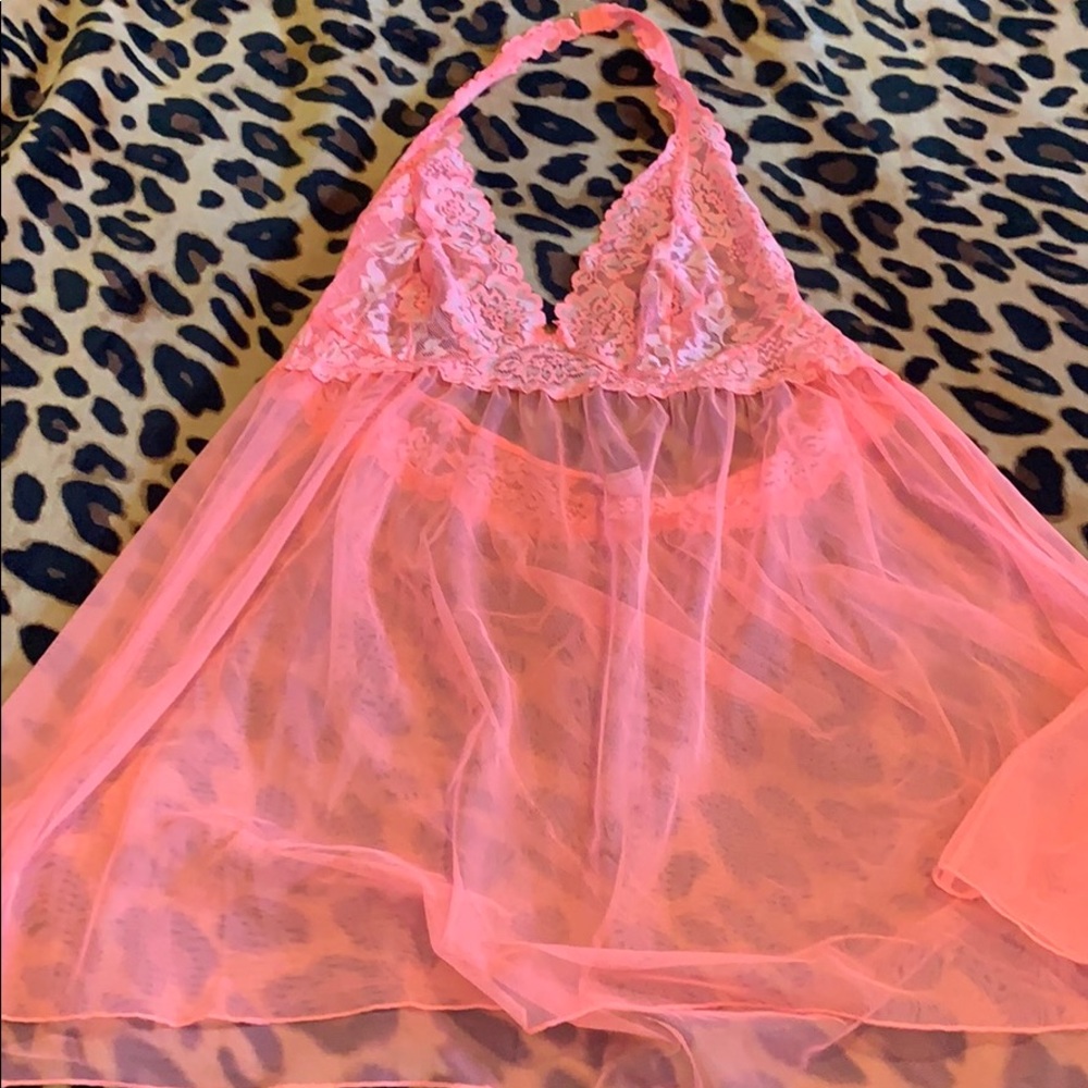VICTORIAS SECRET HALTER BABYDOLL
